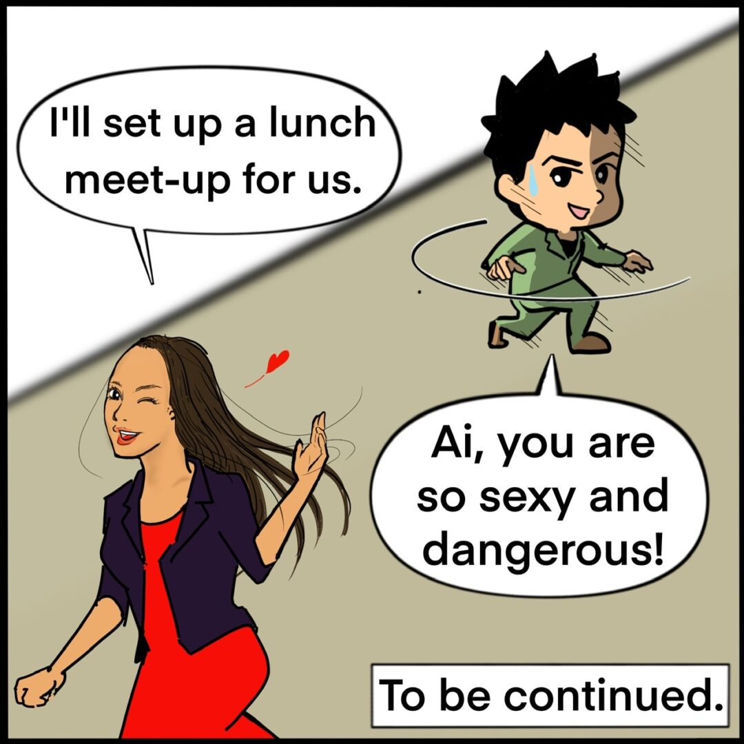 Ai will set up a lunch meet-up.